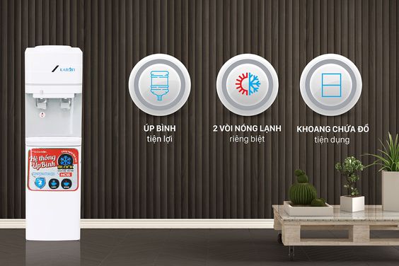 Cây nước nóng lạnh Karofi HC15 tiết kiệm điện năng